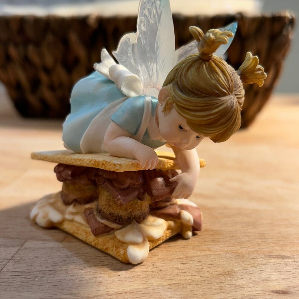 My Little Kitchen Fairies 2005 Smores Expert Fairy 4005191 Enesco Figurine VTG - Picture 2 of 7